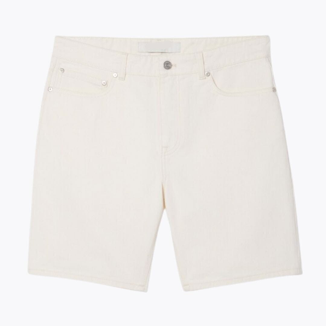 Straight Fit Denim Bermuda Shorts Für Herren Vahler Weiß S 
