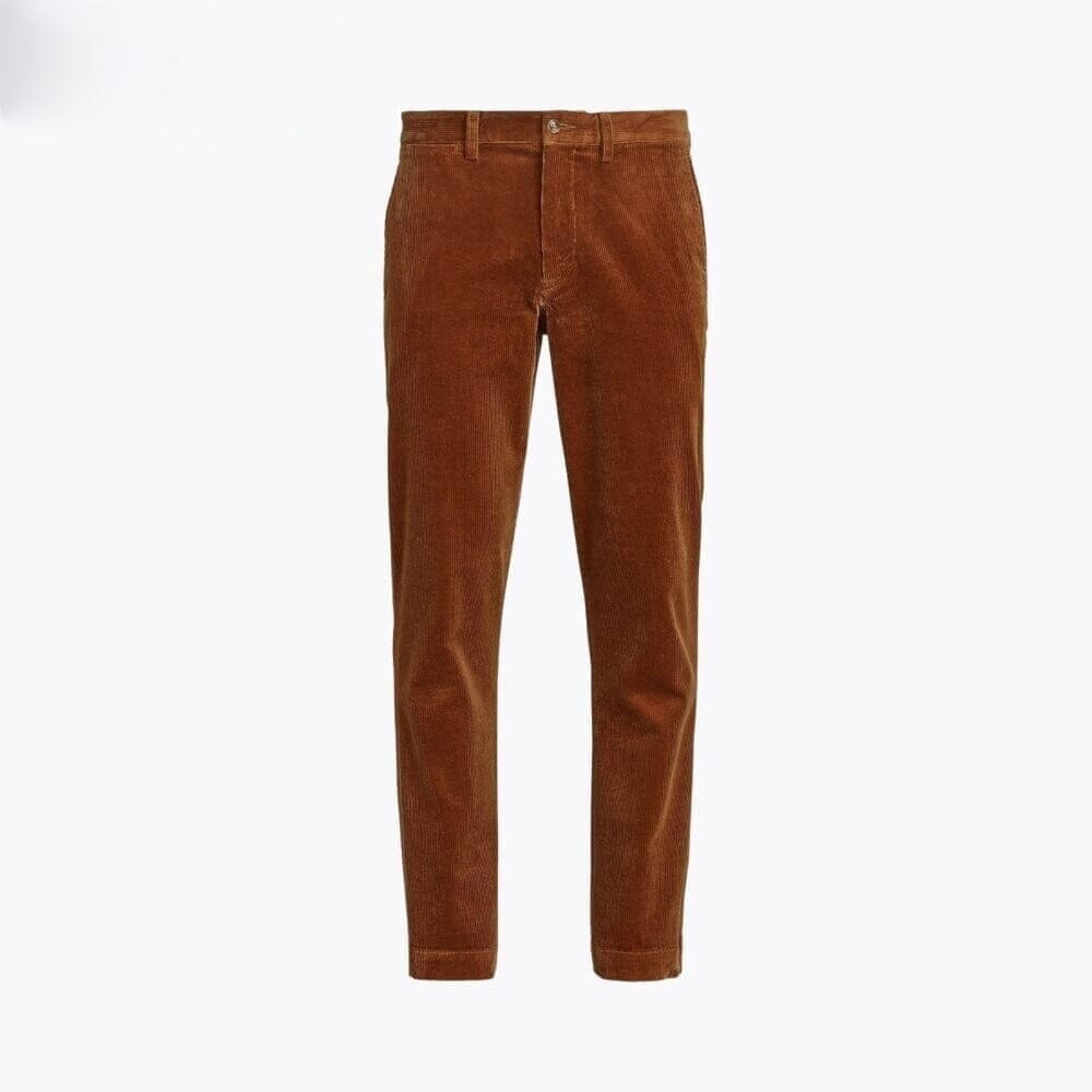 Straight Fit Stretch Cordhose Vahler Goldbraun 28 