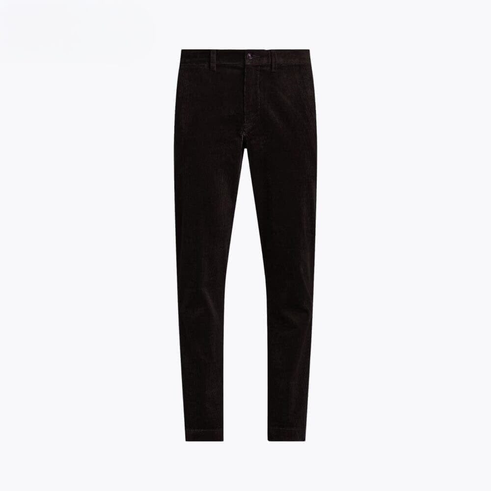 Straight Fit Stretch Cordhose Vahler Schwarz 28 