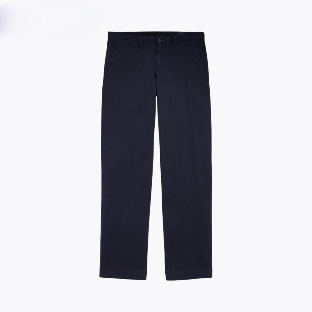 Stretch Chino Hose Straight Fit Vahler Marineblau 28 