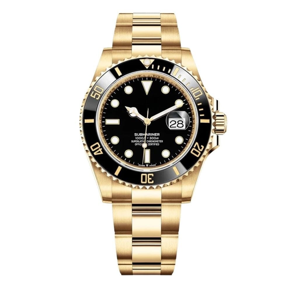 Submariner Date 126618ln-0002 Gelbgold Mit Schwarzem Zifferblatt Vahler 