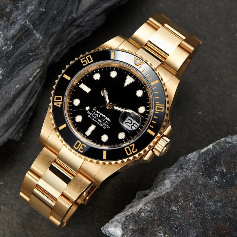 Submariner Date 126618ln-0002 Gelbgold Mit Schwarzem Zifferblatt Vahler 