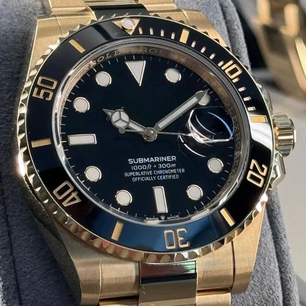 Submariner Date 126618ln-0002 Gelbgold Mit Schwarzem Zifferblatt Vahler 