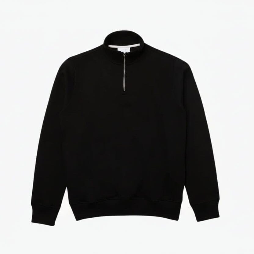 Sweatshirt Mit Reißverschluss Und Hohem Kragen Vahler Schwarz S 