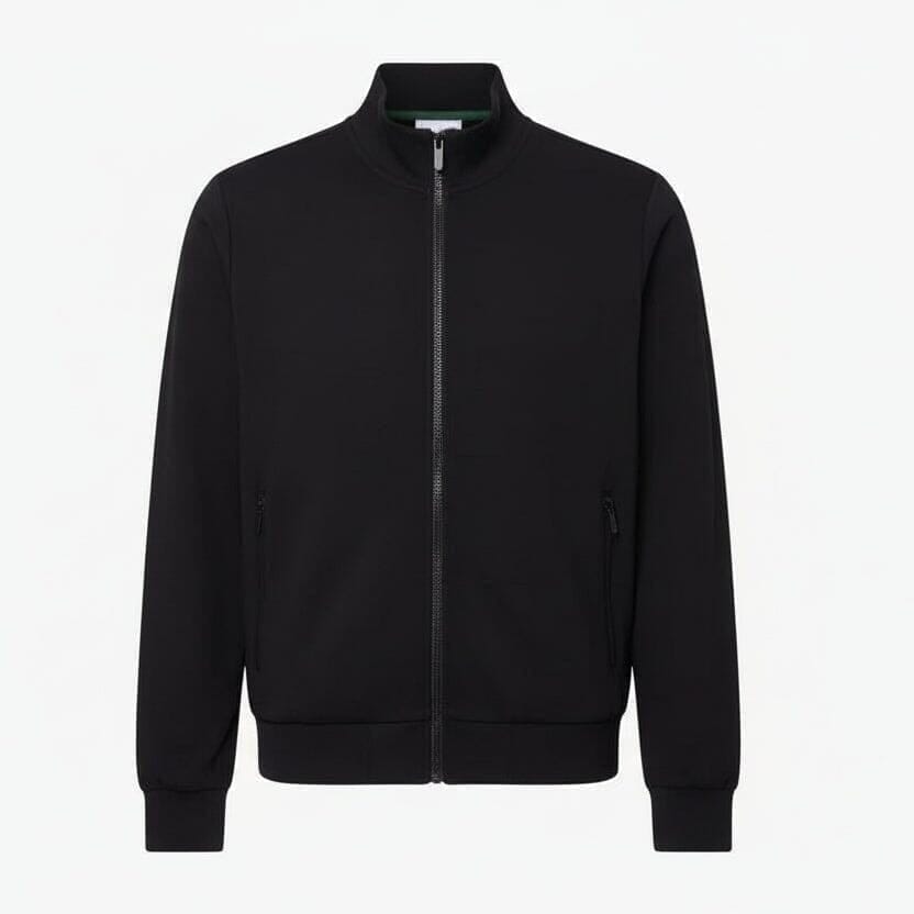 Sweatshirt Mit Reißverschluss Und Hohem Kragen Vahler Schwarz S 
