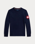 Team USA Polo Bear Langarm-T-Shirt Vahler Elegantes Marineblau S 