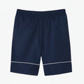 Tennis-Shorts Aus Bedrucktem Diamant-Taft Vahler Marineblau S 