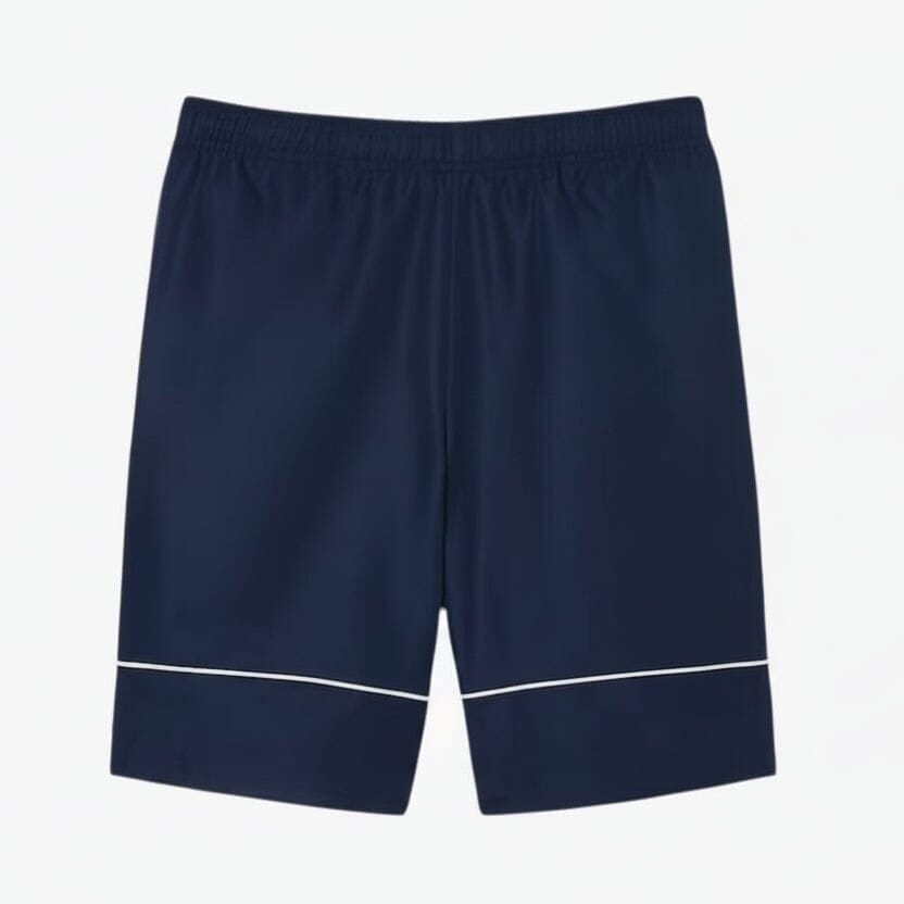 Tennis-Shorts Aus Bedrucktem Diamant-Taft Vahler Marineblau S 