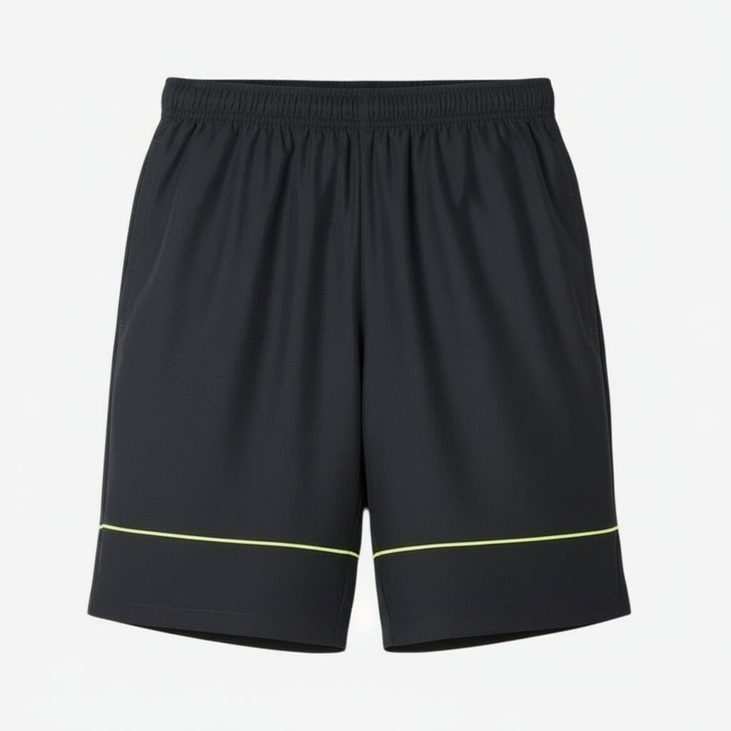 Tennis-Shorts Aus Bedrucktem Diamant-Taft Vahler Schwarz S 