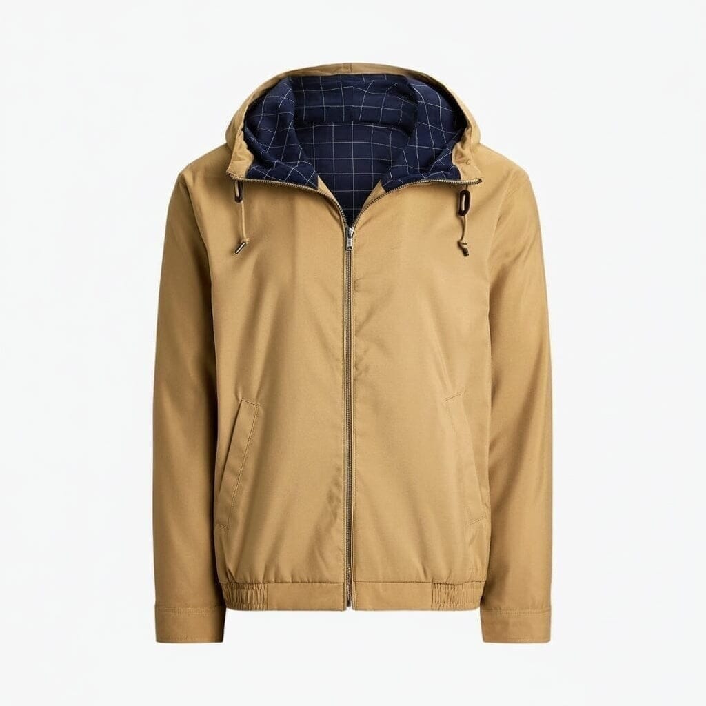 Twill Kapuzenjacke Vahler Kamel S 