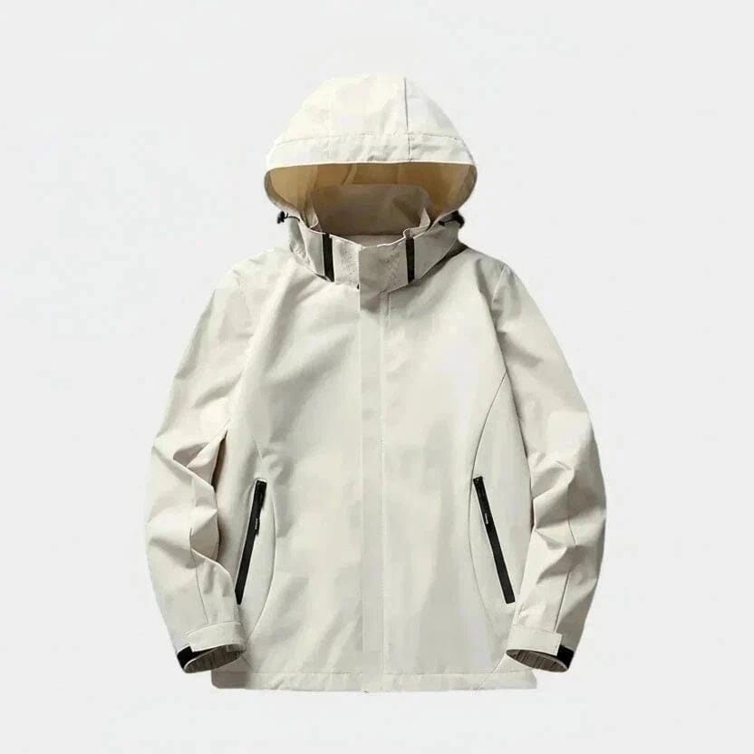 UA Wasserdichte Sportjacke Vahler Weiß S 