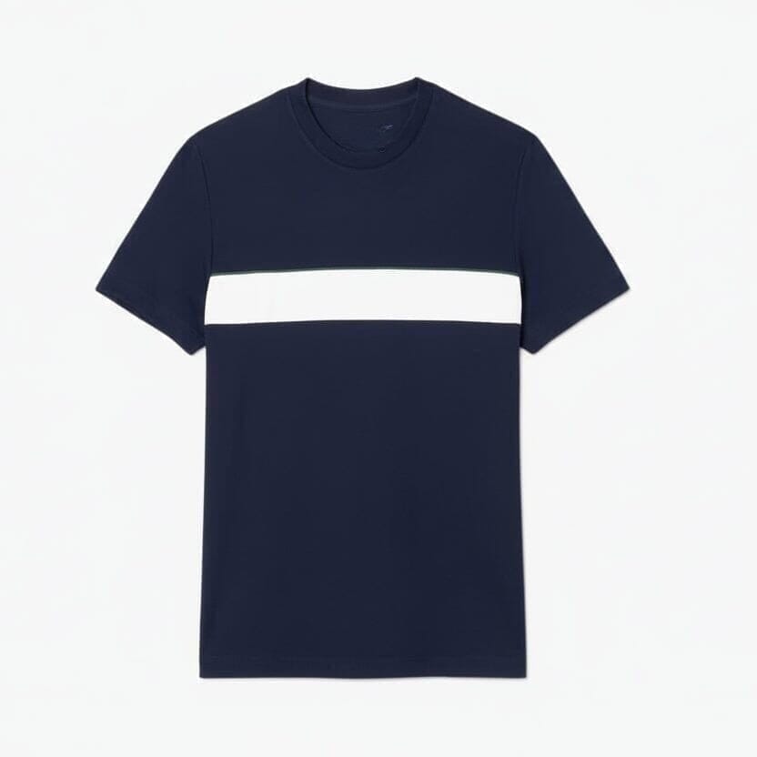 Ultra Dry Tennis T-SHIRT Mit Print Vahler Marineblau / Weiß S 