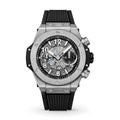 Unico Silber Schwarz 44mm Herrenchronograph Vahler 