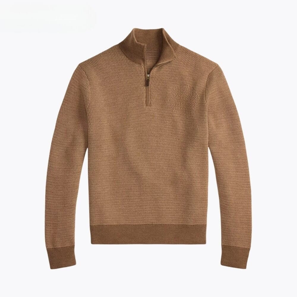 Waschbarer Woll-Pullover Mit Viertel-Reißverschluss RL Washable Wool Quarter-Zip Sweater Vahler 