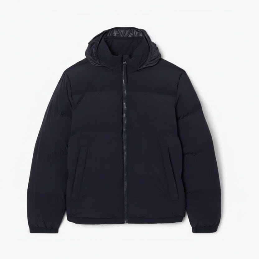 Wasserabweisende Daunenjacke Mit Kapuze Vahler Blau S 