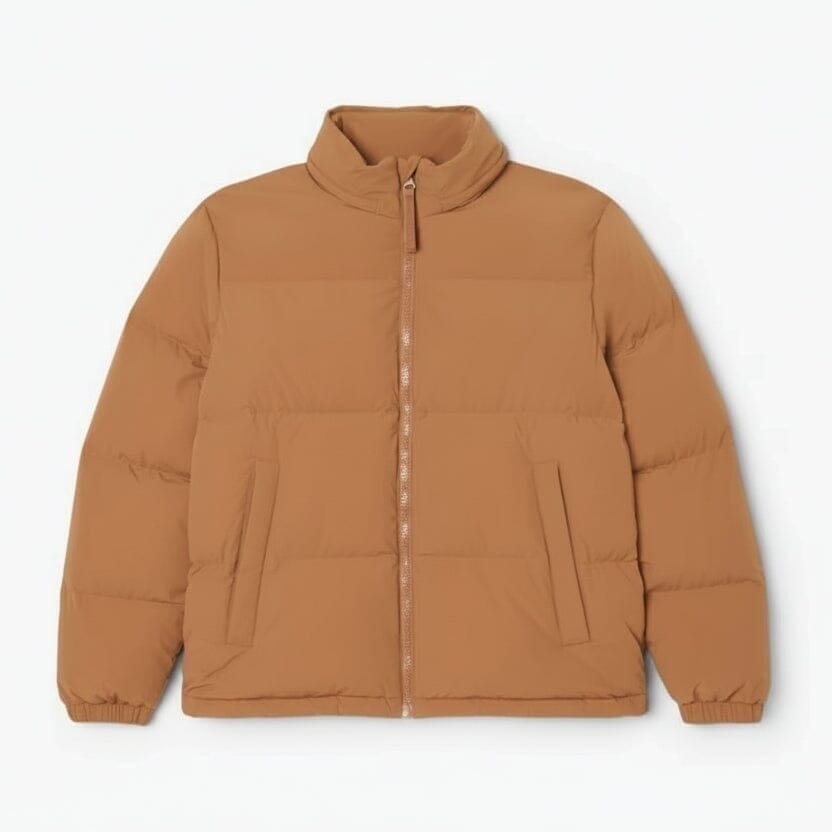 Wasserabweisende Daunenjacke Mit Kapuze Vahler Braun S 