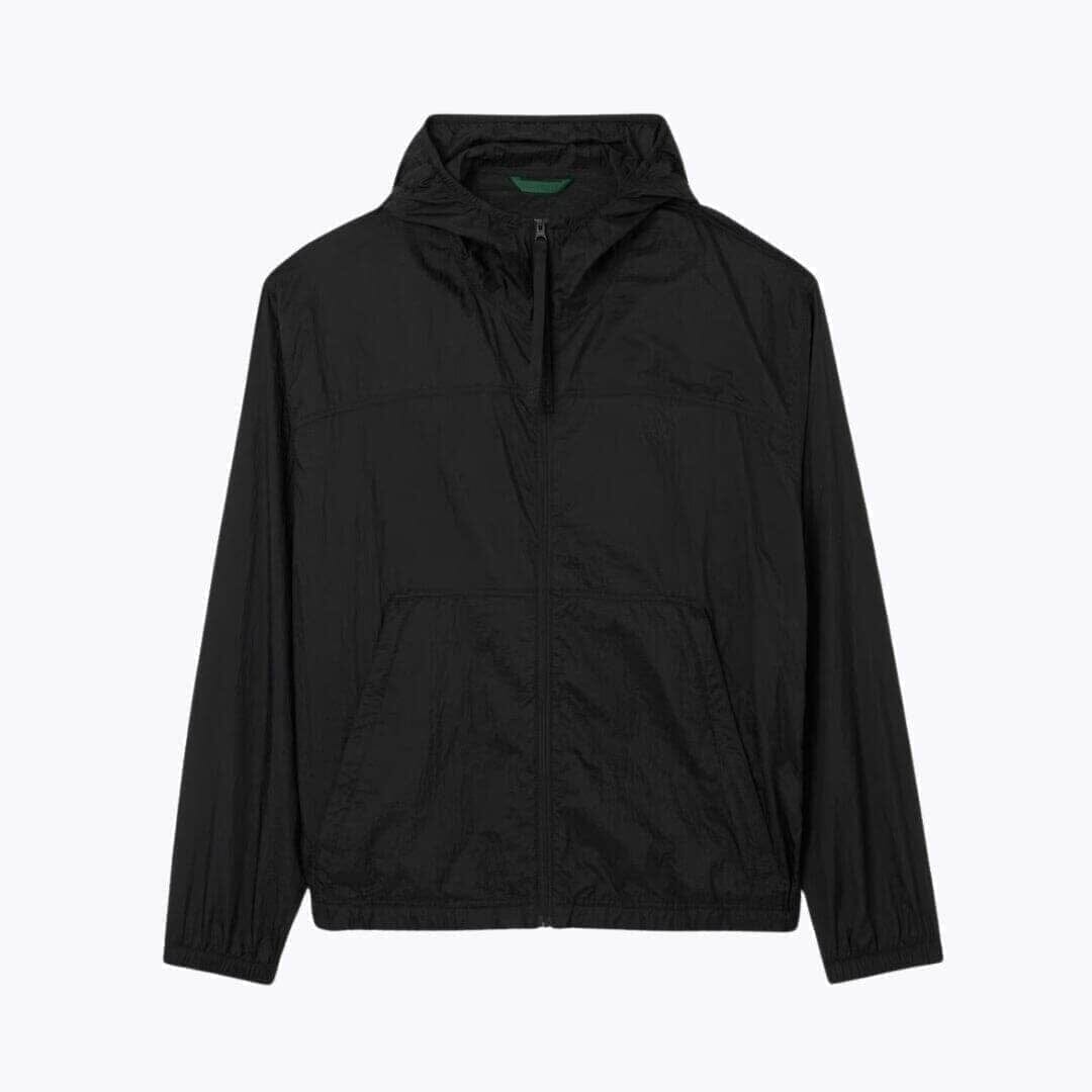 Wasserabweisende Packbare Nylon Jacke Vahler Schwarz S 