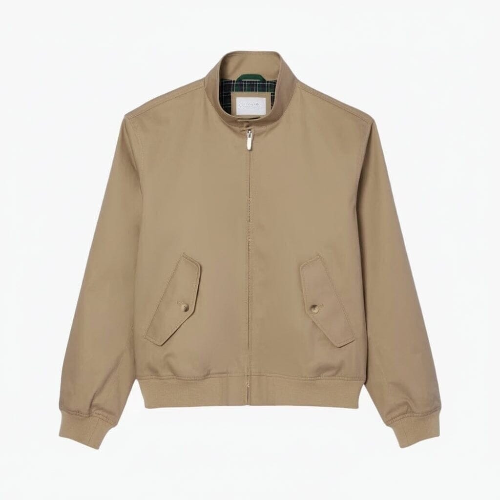 Wasserabweisende Twill Harrington Jacke Vahler Beige S 