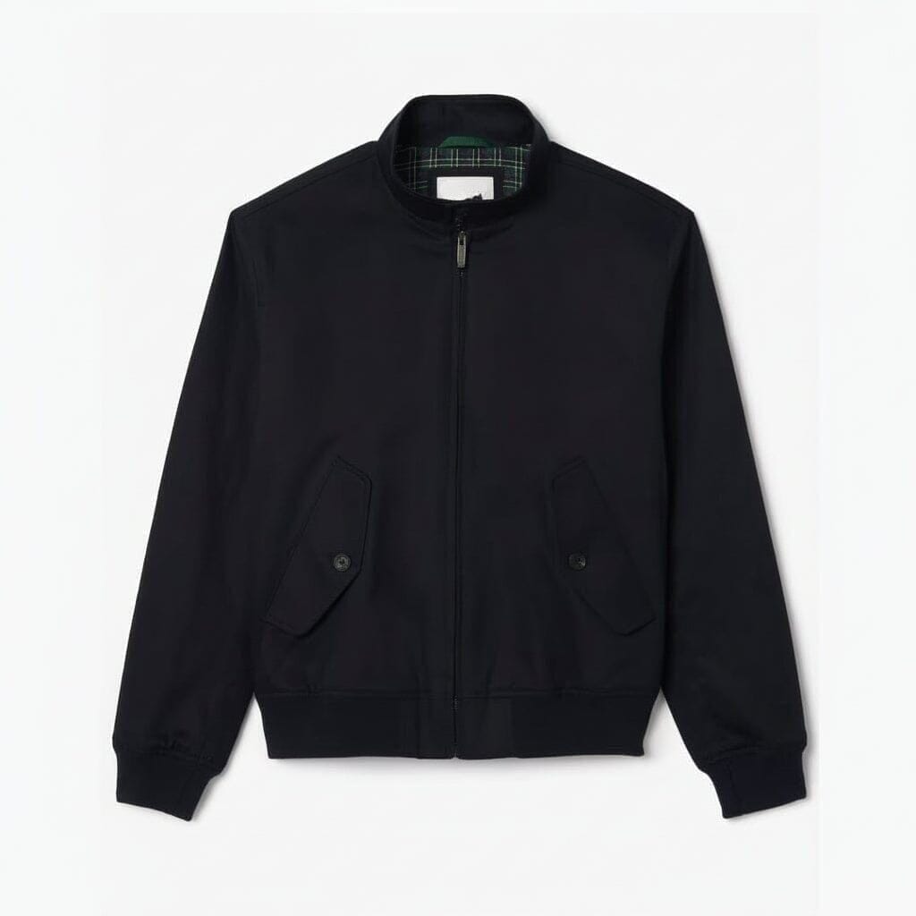 Wasserabweisende Twill Harrington Jacke Vahler Marineblau S 