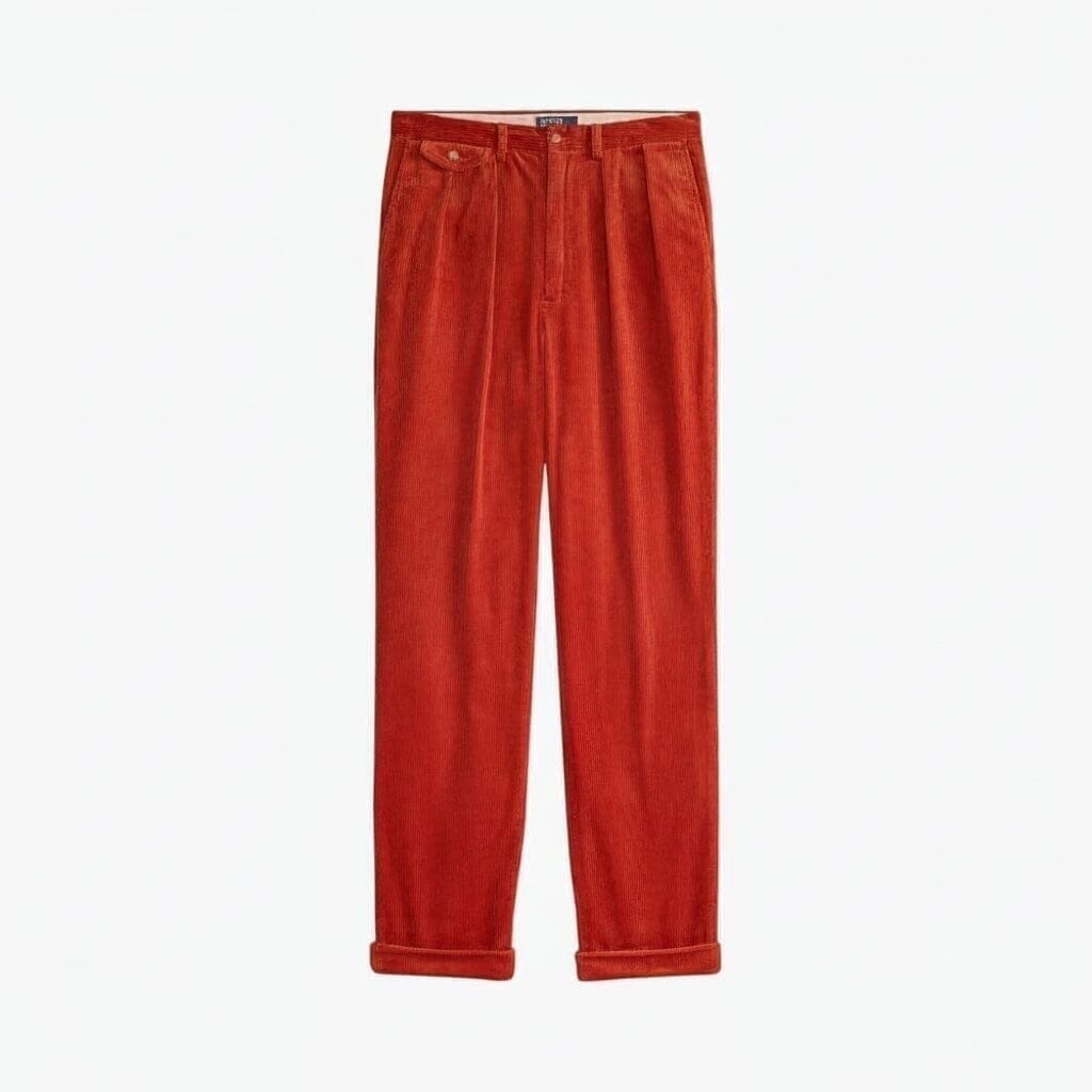Whitman Relaxed Fit Cordhose Vahler Orange 28 