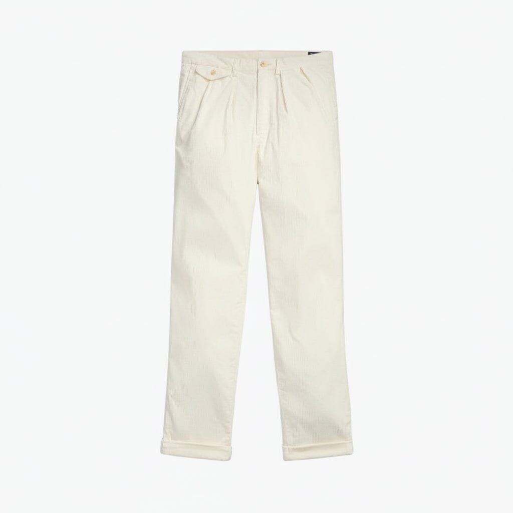 Whitman Relaxed Fit Cordhose Vahler Weiß 28 