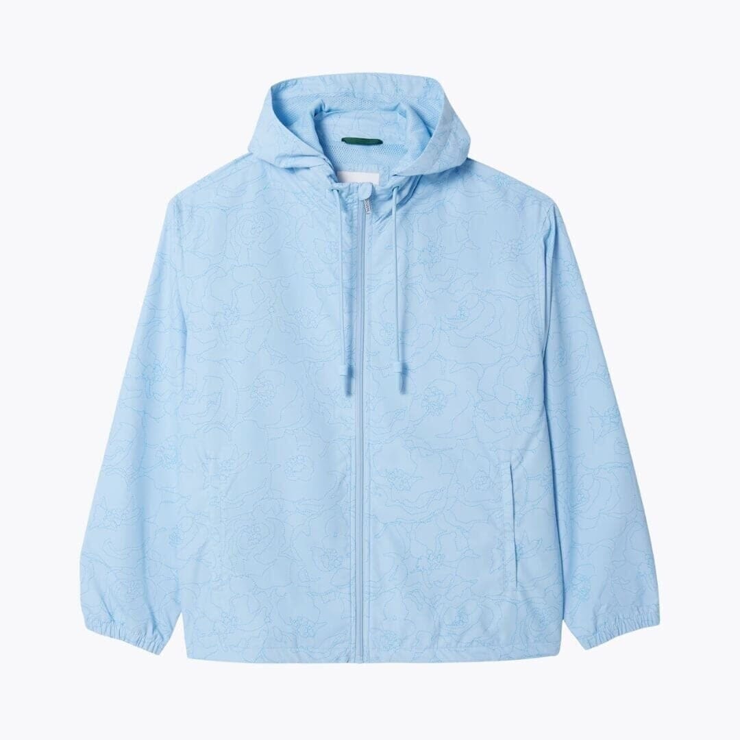 Windbreaker Mit Blumenmuster Vahler Hellblau S 